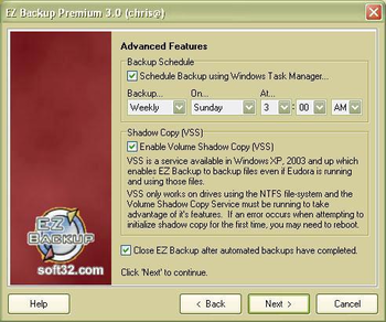 EZ Mozilla Backup Premium screenshot 2