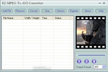 EZ MPEG To AVI Converter screenshot 2