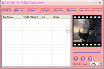Ez MPEG To WMV Converter screenshot 2
