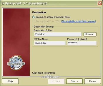 EZ Outlook Backup screenshot