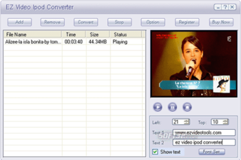 EZ Video iPod Converter screenshot 2