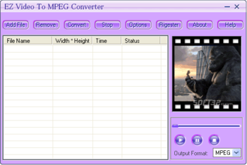 EZ Video To MPEG Converter screenshot 2