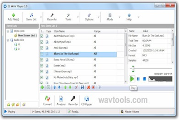 EZ WAV Player screenshot