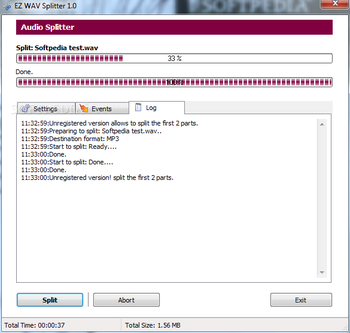 EZ WAV Splitter screenshot 5
