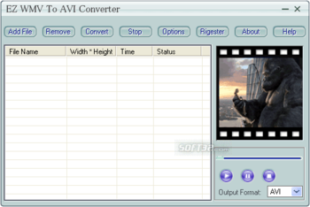 EZ WMV To AVI Converter screenshot 2