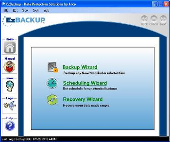 EzBackup screenshot