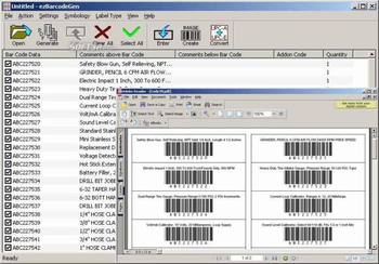 ezbarcodegen screenshot