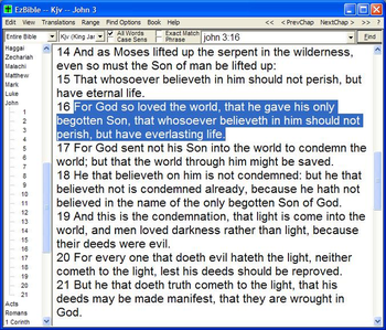 EzBible screenshot