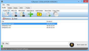 EZBurner screenshot