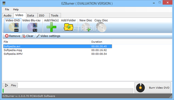 EZBurner screenshot 2