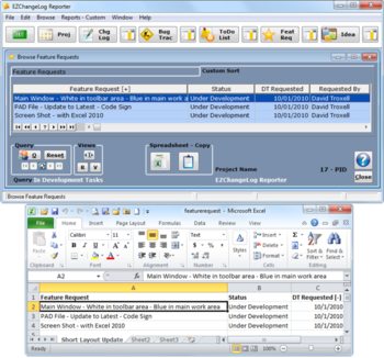 EZChangeLog Reporter screenshot 2