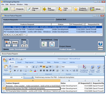 EZChangeLog Reporter screenshot 3