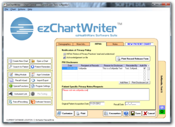ezChartWriter screenshot 4
