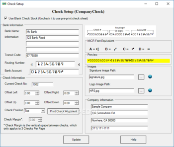 ezCheckPrinting screenshot 3