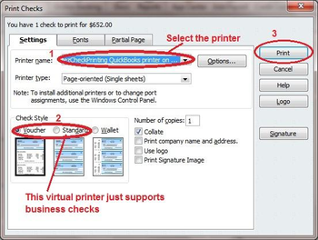 ezCheckPrinting QuickBooks Printer screenshot 7