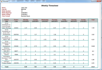 Eze-Time screenshot 2