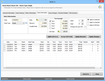 eZee FrontDesk screenshot 5