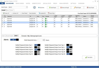 Ezee Rank Tracker screenshot