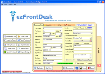ezFrontDesk screenshot
