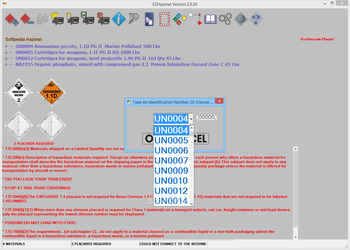 EZHazMat screenshot 2