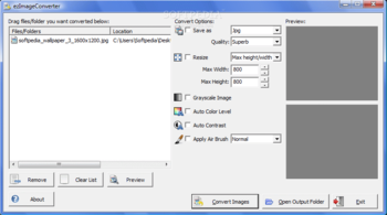 ezImageConverter screenshot