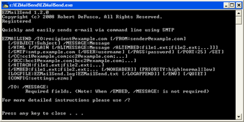 EZMailSend screenshot 2
