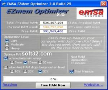 EZMem Optimizer screenshot 2