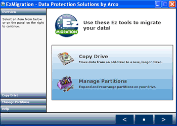 EzMigration screenshot 2