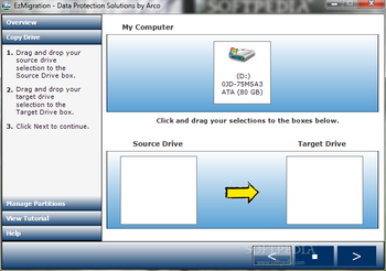 EzMigration screenshot 2