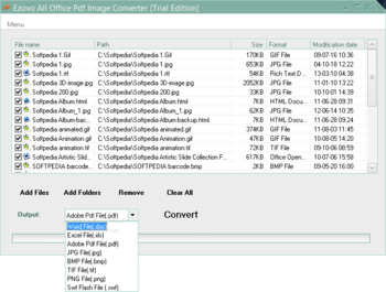 Ezovo All Office Pdf Image Converter screenshot 2
