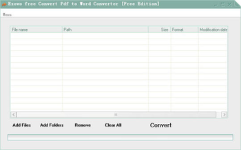 Ezovo Free Convert PDF to Word Converter screenshot