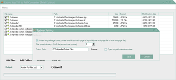 Ezovo Jpg Tiff to Pdf Converter screenshot 2