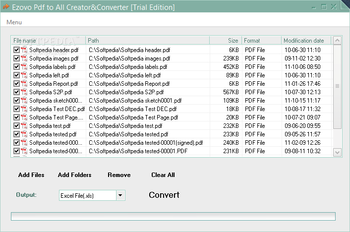 Ezovo Pdf to All Creator&Converter screenshot