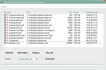 Ezovo Pdf to Swf Converter screenshot