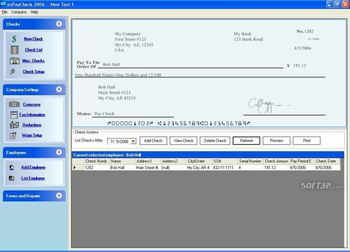ezPaycheck Payroll Software screenshot 2
