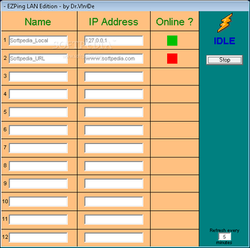 EZPing LAN Edition screenshot