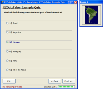 EZQuizTaker screenshot