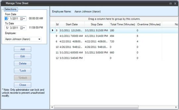 ezTimeSheet Employee Attendance Tracker screenshot 2