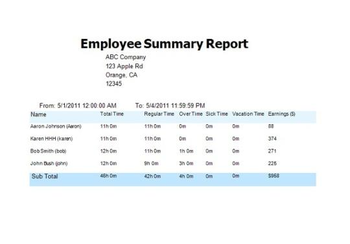 ezTimeSheet Employee Attendance Tracker screenshot 4