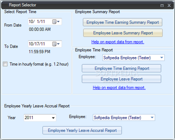 ezTimeSheet screenshot 5