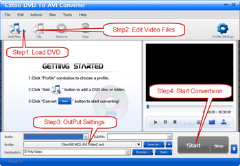Eztoo DVD To AVI Converter screenshot 3