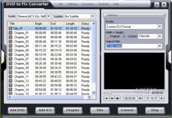 Eztoo DVD To FLV Converter screenshot 3