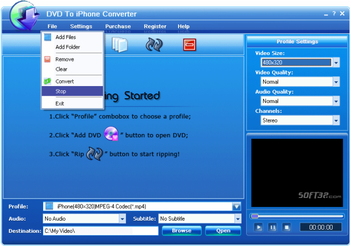 Eztoo DVD To iPhone Converter screenshot 3