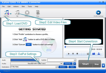 Eztoo DVD To WMV Converter screenshot 2