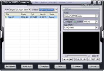 Eztoo DVD To WMV Converter screenshot 3