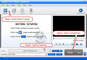 Eztoo FLV Video Converter screenshot 2