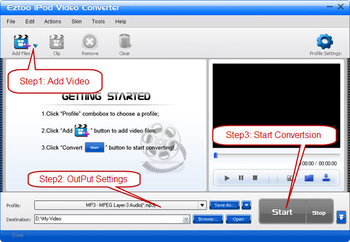 Eztoo iPod Video Converter screenshot 2