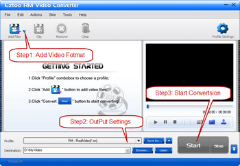 Eztoo RM Video Converter screenshot