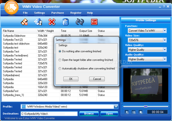 Eztoo WMV Video Converter screenshot 2