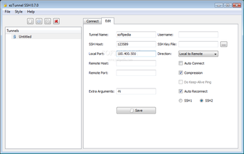 EzTunnelSSH screenshot